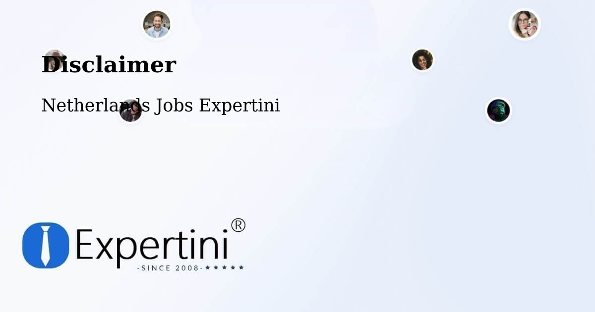 Disclaimer – Jagershoef - Netherlands Jobs Expertini